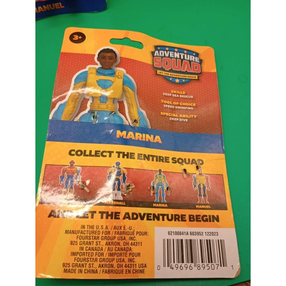 Adventure Squad Let Your Adventure Begin Action Figure Manuel And Marina 2 Pack
